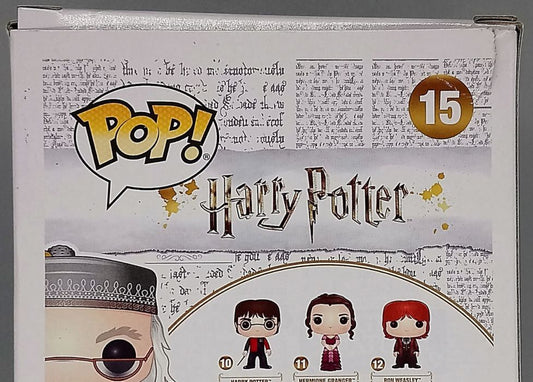 #15 Albus Dumbledore (w/ Wand) - Harry Potter Box Damaged Funko POP