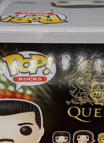 183 Freddie Mercury (Live Aid 1985) - Queen - Box Damaged Funko POP