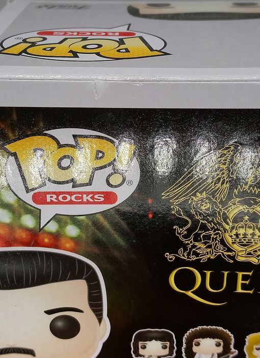183 Freddie Mercury (Live Aid 1985) - Queen - Box Damaged Funko POP