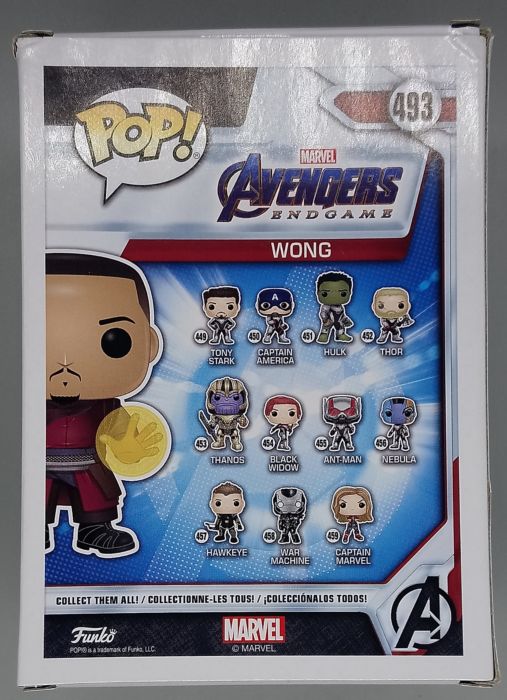 493 Wong - Marvel Avengers Endgame - 2019 Con - Box Damaged Funko POP
