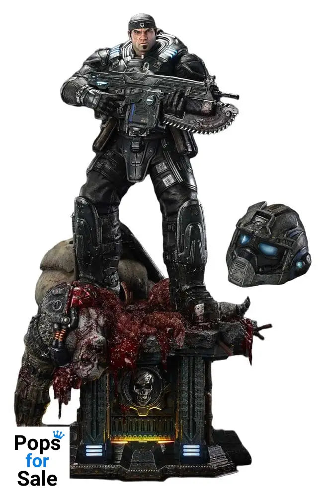 Gears of War: Reloaded Real Elite Masterline Series Statue 1/3 Marcus Fenix Ultimate Bonus Version 97 cm