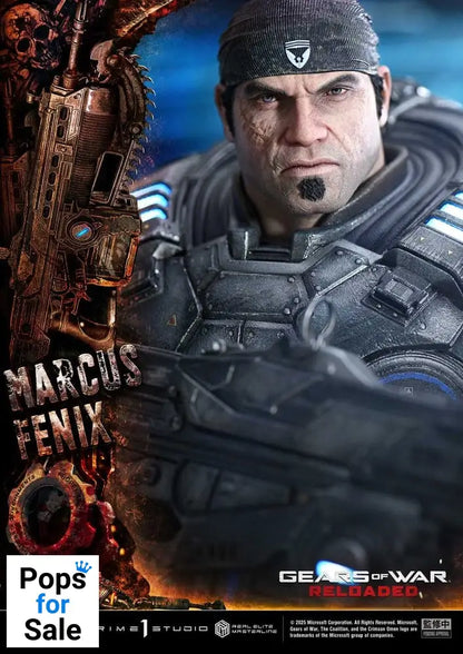 Gears of War: Reloaded Real Elite Masterline Series Statue 1/3 Marcus Fenix Ultimate Version 97 cm