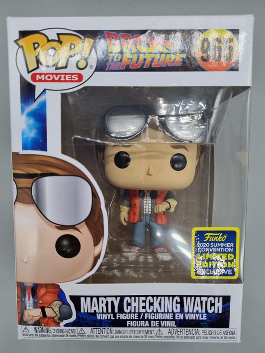 965 Marty (Checking Watch) - Back to the Future - 2020 Con Funko POP