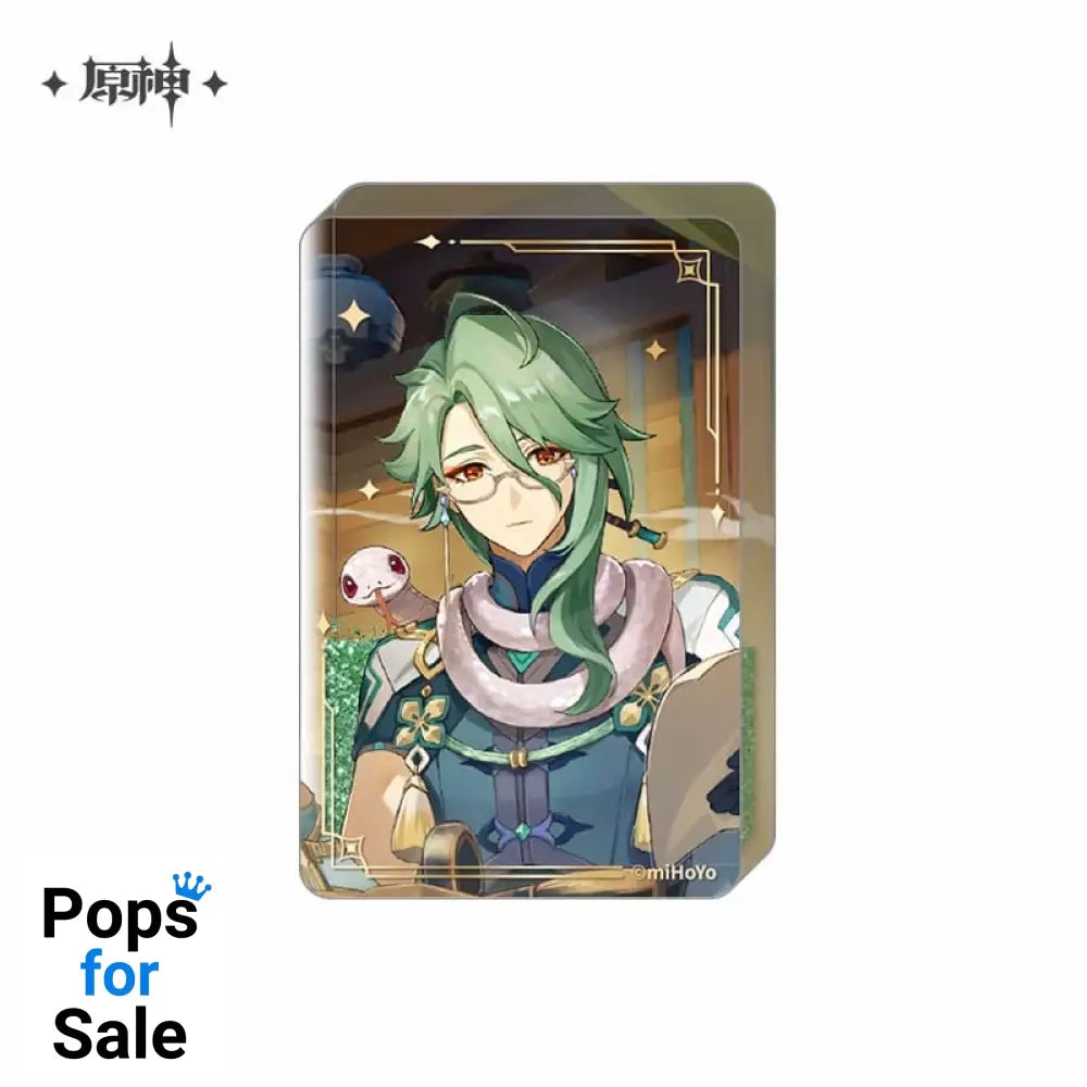 Genshin Impact Acryl Ornament with Glitter: Baizhu 8,5 cm