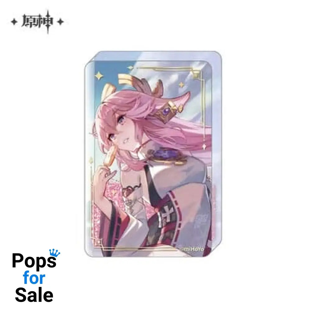 Genshin Impact Acryl Ornament with Glitter: Yae Miko 8,5 cm