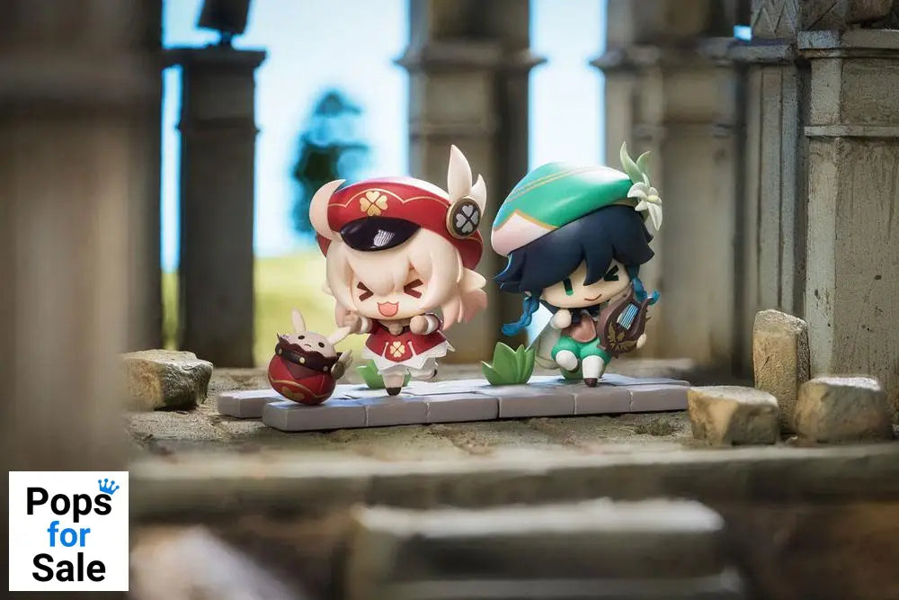 Genshin Impact Battle Scene Series Trading Figure 6-Pack Mondstadt Edition 5 cm Mini-figures