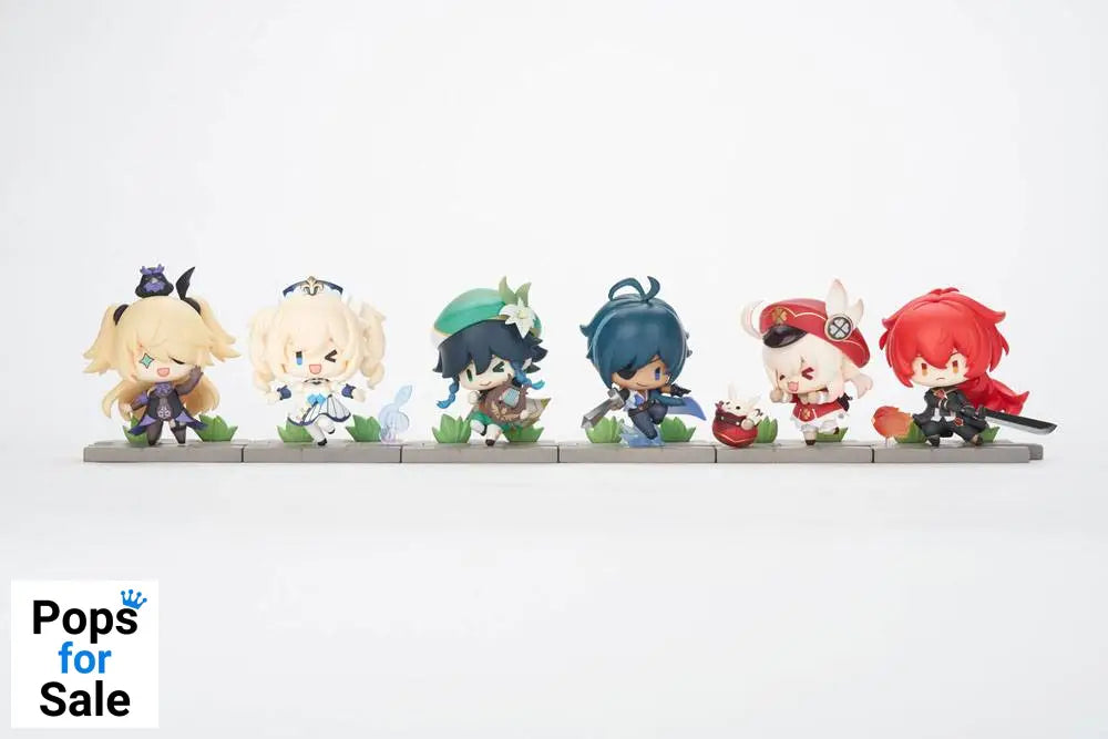 Genshin Impact Battle Scene Series Trading Figure 6-Pack Mondstadt Edition 5 cm