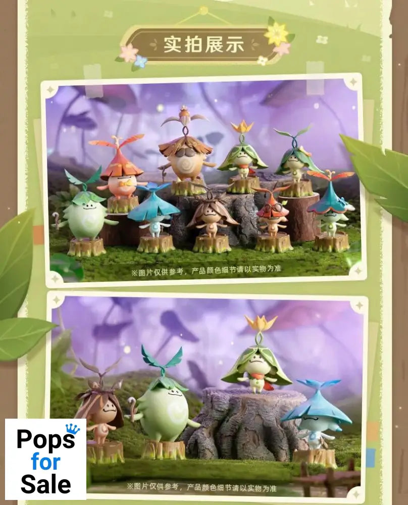 Genshin Impact Blind Box Mini Figures Aranara Series Display (9) Mini-figures,Blind Boxes