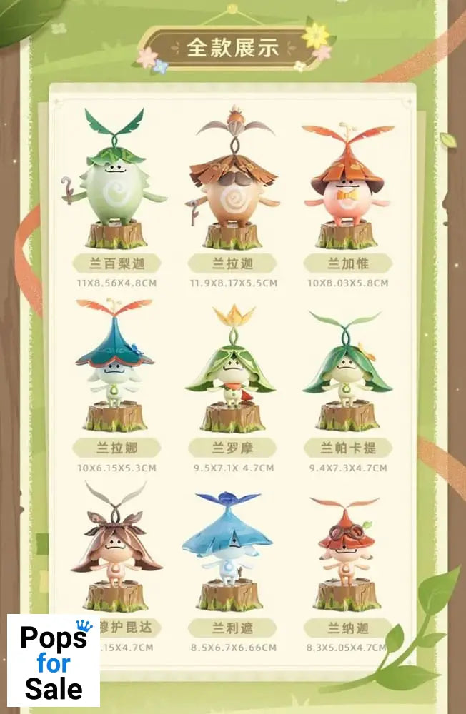 Genshin Impact Blind Box Mini Figures Aranara Series Display (9)