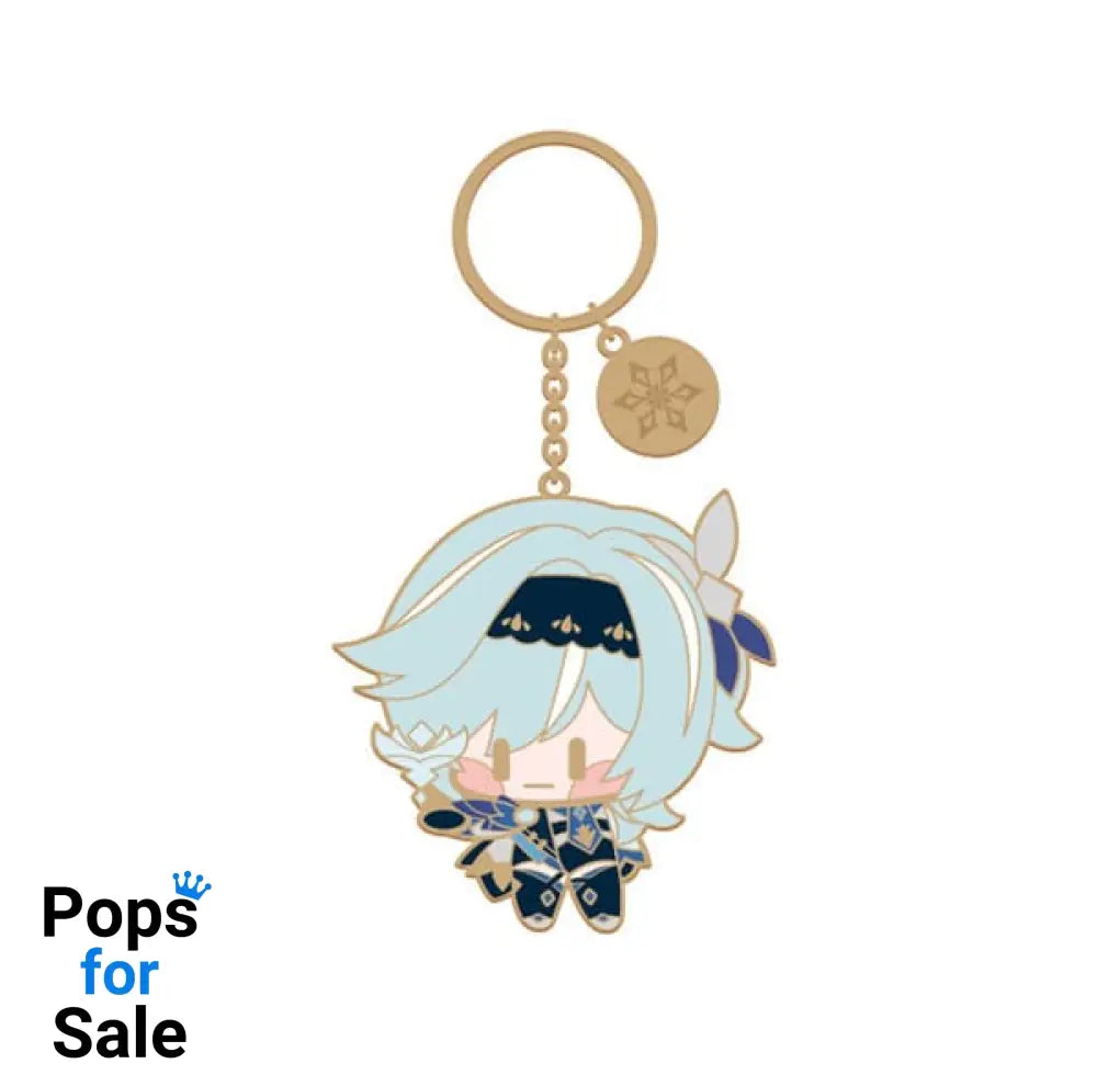 Genshin Impact Character Metal Keychain Eula Keyrings