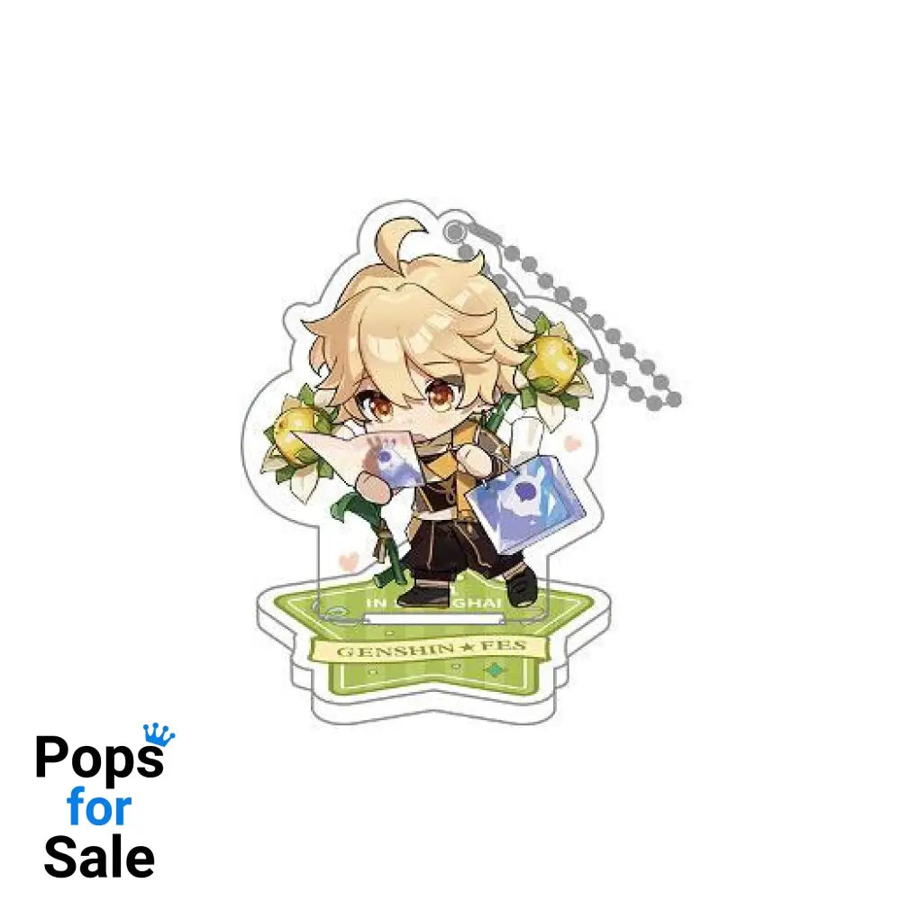 Genshin Impact Genshin Fes 2021 Acrylic Figure & Keychain Traveler Aether 9 cm Mini-figures