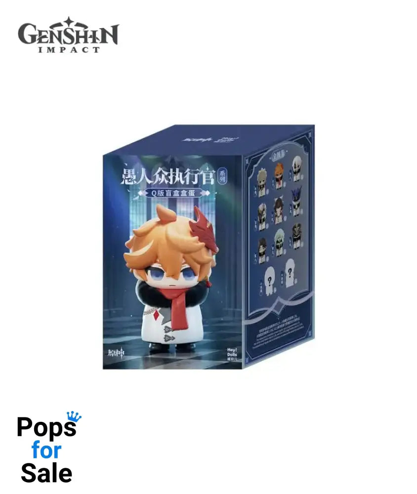 Genshin Impact Mini Figures Fatui Harbingers Chibi Design 7 cm Blind Box Display (9)