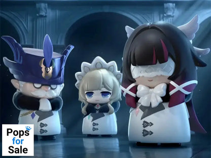 Genshin Impact Mini Figures Fatui Harbingers Chibi Design 7 cm Blind Box Display (9)