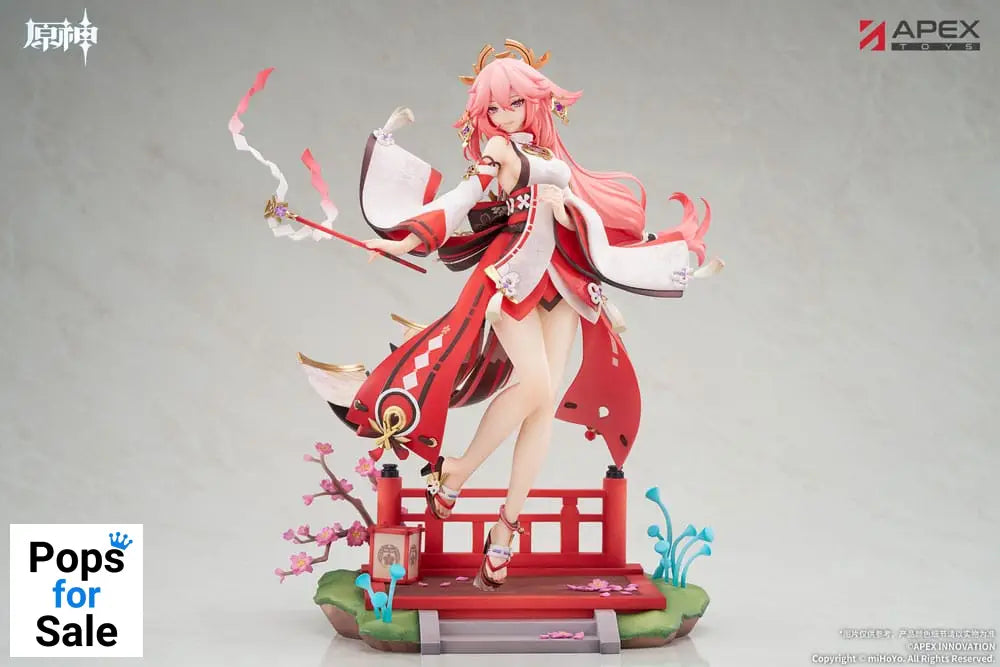 Genshin Impact PVC Statue 1/7 Yae Miko Astute Amusement Ver. 28 cm