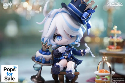 Genshin Impact PVC Statue Furina Amai Gogo no Sanbika Chibi Chara Ver. 13 cm