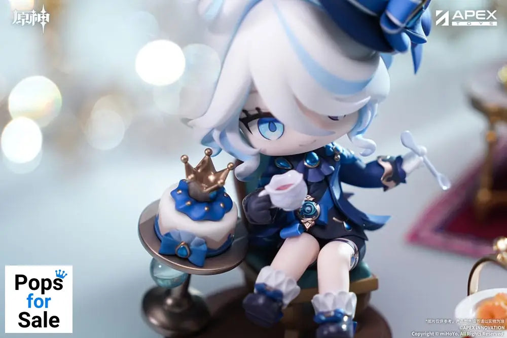 Genshin Impact PVC Statue Furina Amai Gogo no Sanbika Chibi Chara Ver. 13 cm
