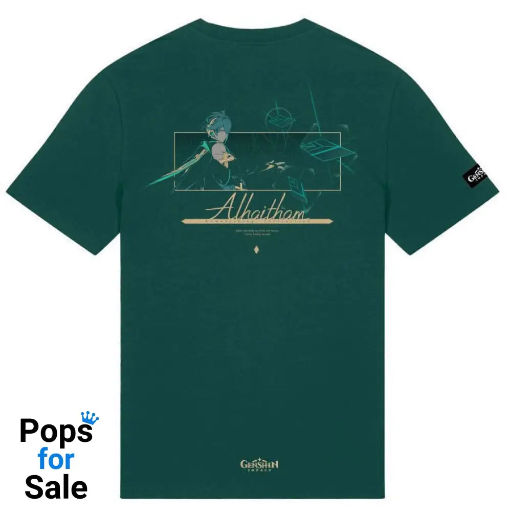Genshin Impact T-Shirt Alhaitham Green Size M T-shirts