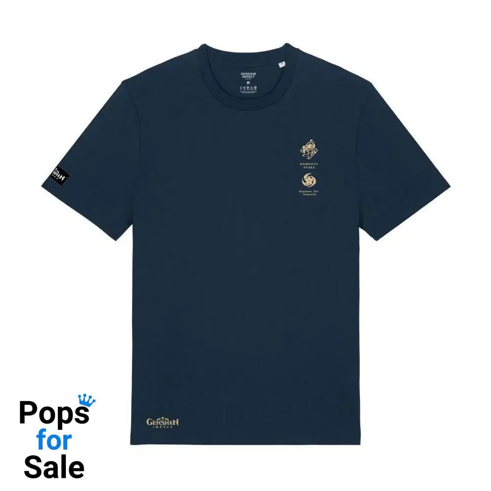 Genshin Impact T-Shirt Kamisato Ayaka Frostlake Heron Size XXL
