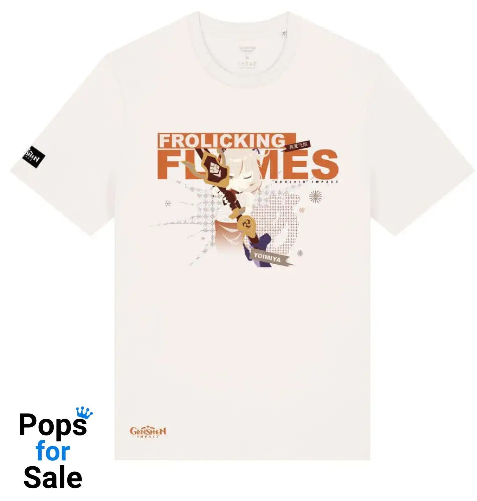 Genshin Impact T-Shirt Yoimiya Frolicking Flames Size L T-shirts