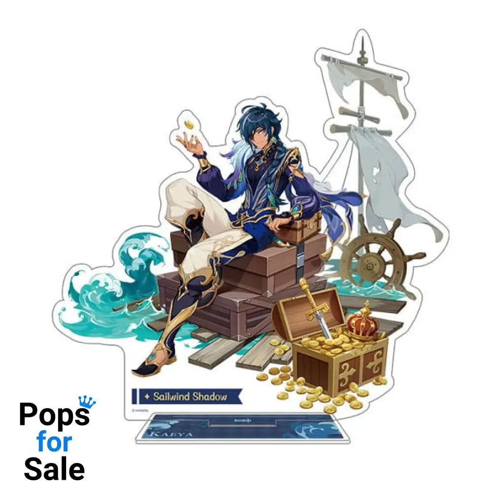 Genshin Impact Teyvat Style Series Acrylic Diorama Kaeya: Sailwind Shadow 18 cm