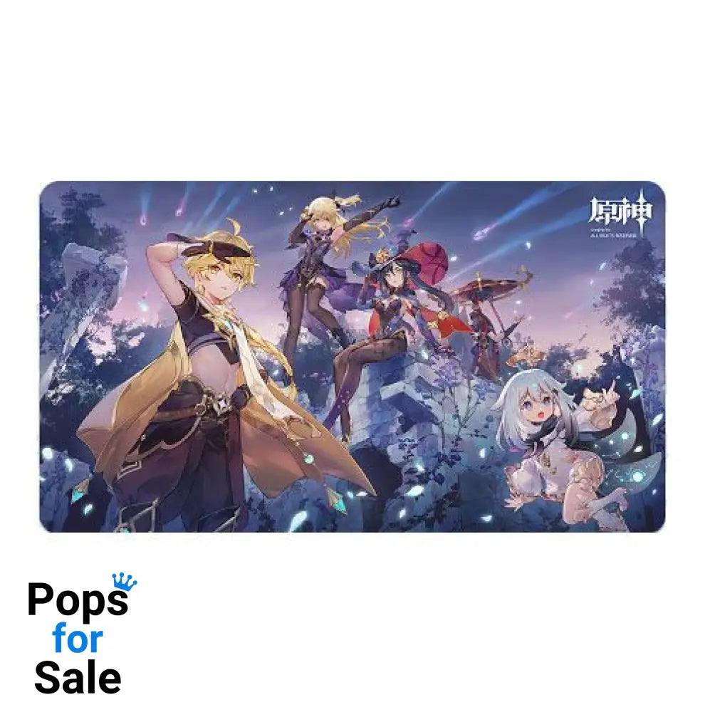 Genshin Impact Unreconciled Stars Mousepad Aether, Fischl, Mona, Paimon & Scaramouche 70 x 40 cm
