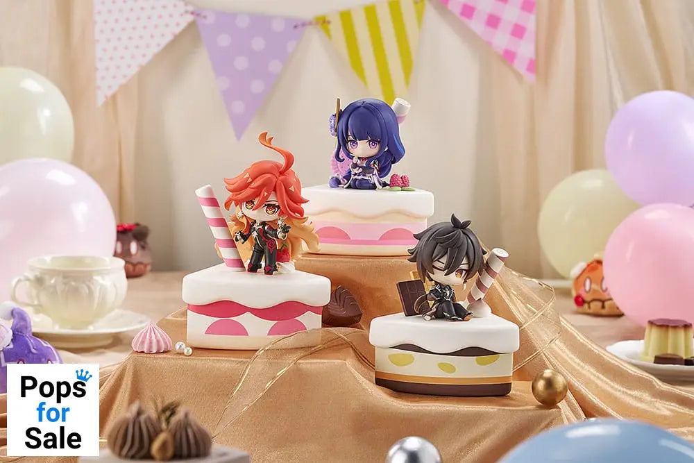 Genshin Impact Wondrous Travels Series Figure Venti Chibi 12 cm Mini-figures