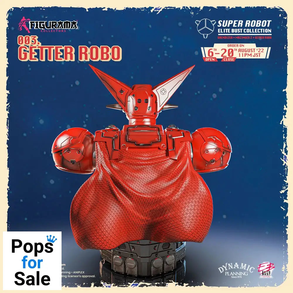Getter Robo Super Robot Elite Bust 1/3 Getter Robo 26 cm