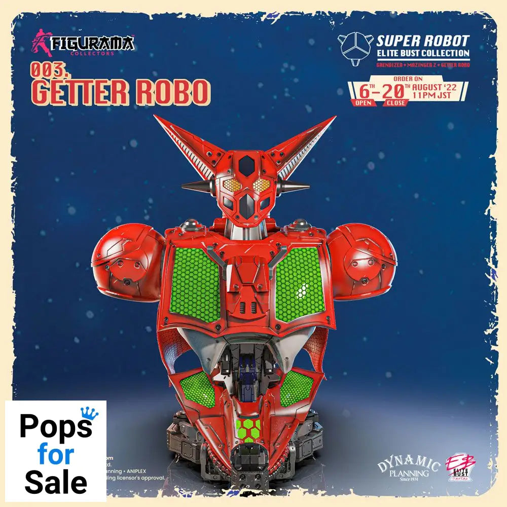 Getter Robo Super Robot Elite Bust 1/3 Getter Robo 26 cm