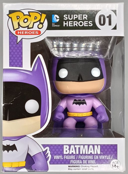 #01 Batman (Rainbow- Purple) - DC - Box Damaged Funko POP