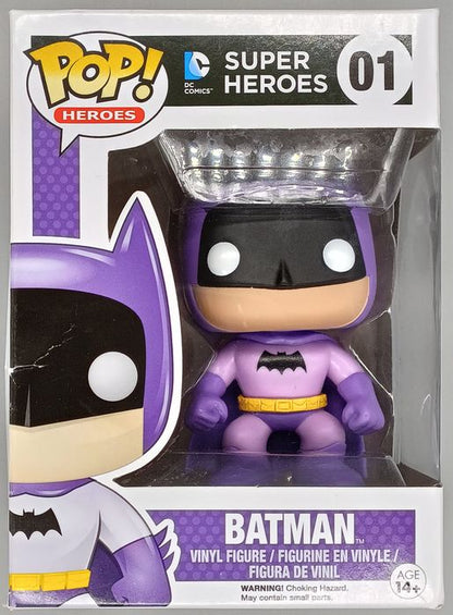 #01 Batman (Rainbow- Purple) - DC - Box Damaged Funko POP