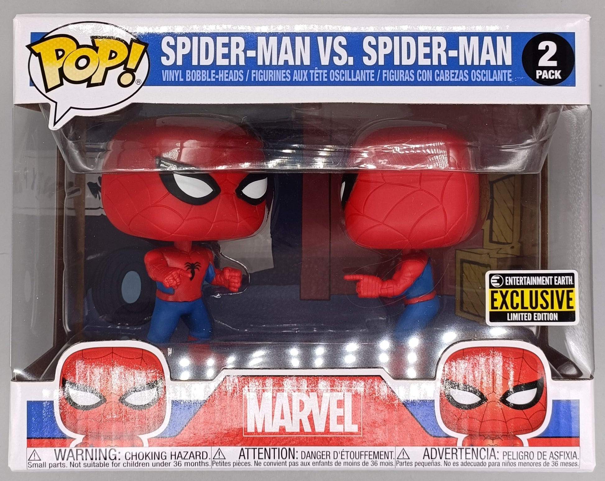 [2 Pack] Spider-Man vs. Spider-Man - Marvel Funko POP