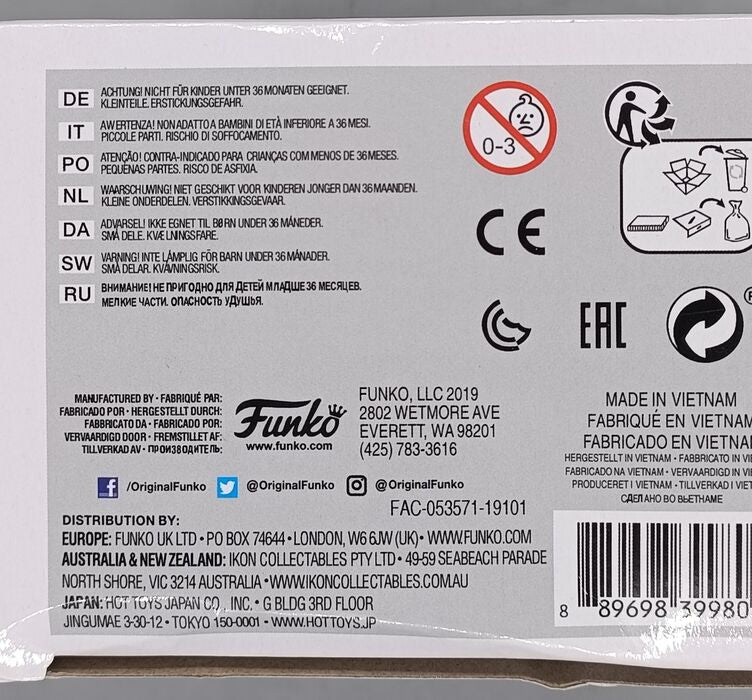#482 Thor (w/ Stormbreaker and Mj?lnir) Marvel Avenge Box Damaged Funko POP