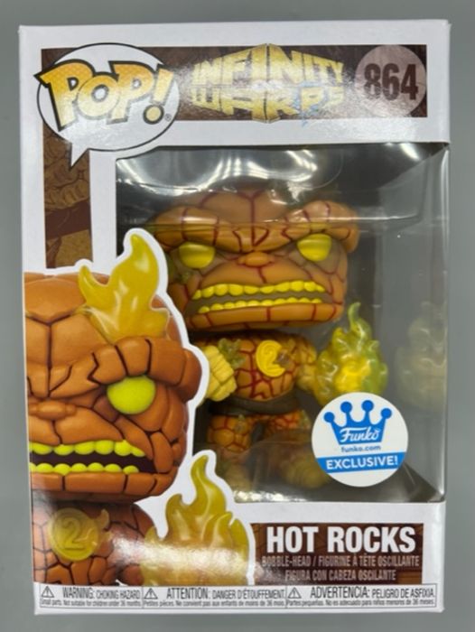 #864 Hot Rocks - Marvel Infinity Warps - Box Damaged Funko POP