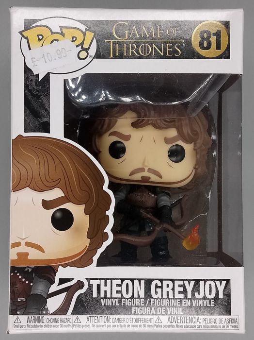 #81 Theon Greyjoy - Game of Thrones - Box Damaged Funko POP