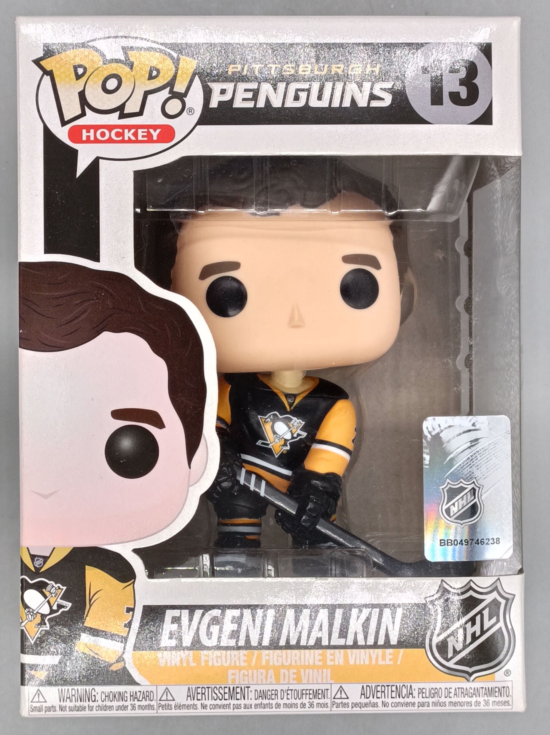 13 Evgeni Malkin - NHL - Pittsburgh Penguins - Funko POP - Box Damaged