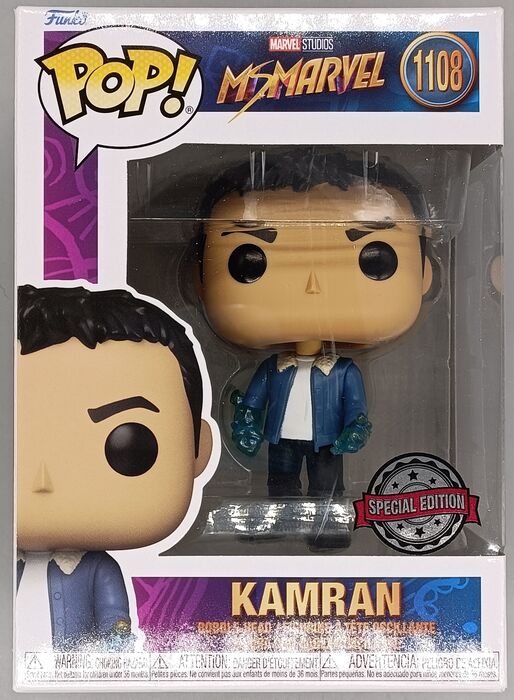 #1108 Kamran - Marvel Ms. Marvel - Box Damaged Funko POP