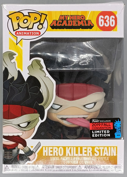 #636 Hero Killer Stain - My Hero Academia - 2019 Con Box Damaged Funko POP