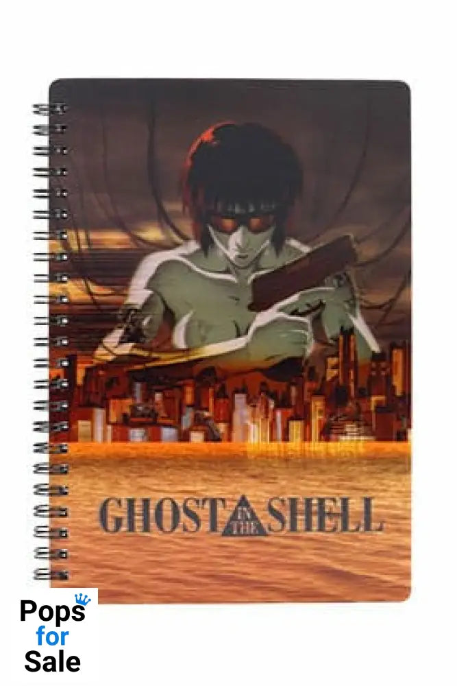 Ghost in the Shell Notebook with 3D-Effect City Stationery
