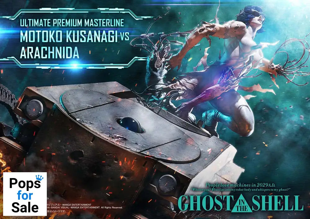 Ghost in the Shell Ultimate Premium Masterline Series Statue 1/4 Motoko Kusanagi vs Arachnida 68 cm