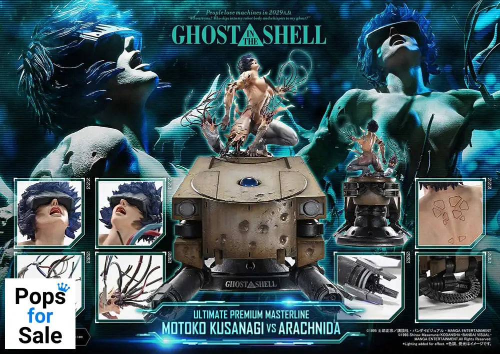 Ghost in the Shell Ultimate Premium Masterline Series Statue 1/4 Motoko Kusanagi vs Arachnida 68 cm