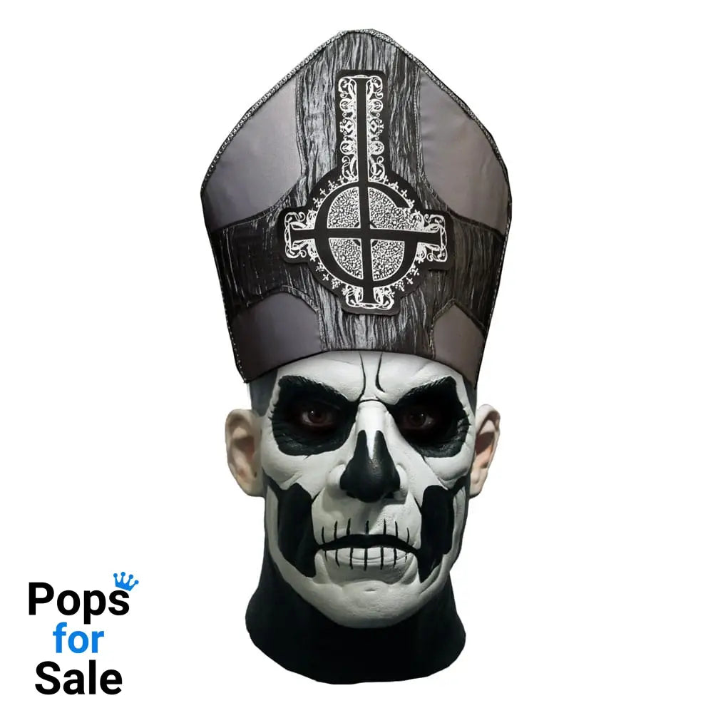 Ghost Mask with Hat Papa Emeritus II Deluxe