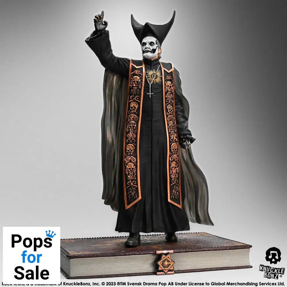 Ghost Rock Iconz Statue 1/9 Papa Emeritus IV (Black Robes) 22 cm