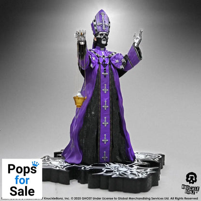 Ghost Rock Iconz Statue Papa V Perpetua Purple Robes 22 cm