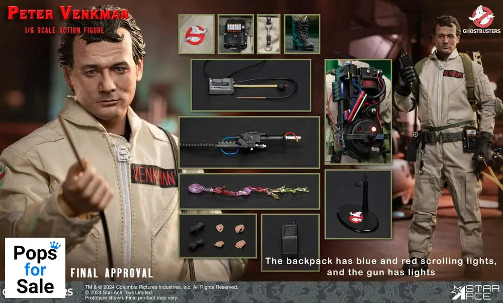 Ghostbusters (1984) Action Figure 1/6 Peter Venkman 30 cm