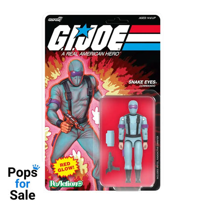 GI Joe ReAction+ Action Figure Wave 06 Snake Eyes (Red Glow, Crystal Poison) 10 cm