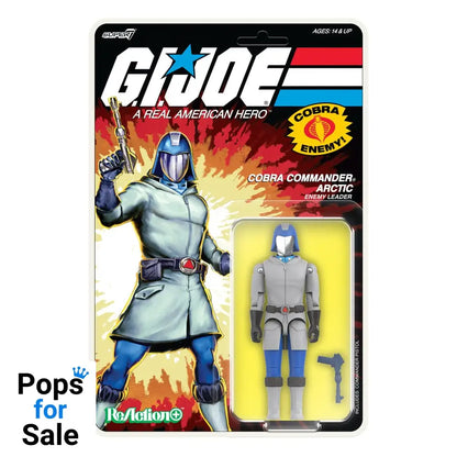 GI Joe ReAction+ Action Figure Wave 3 Arctic Cobra Commander (Cartoon) 10 cm