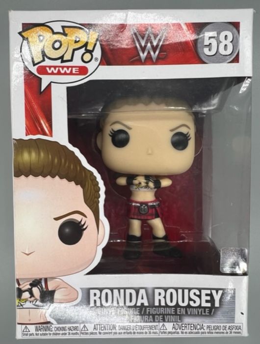 #58 Ronda Rousey - WWE - Box Damaged Funko POP