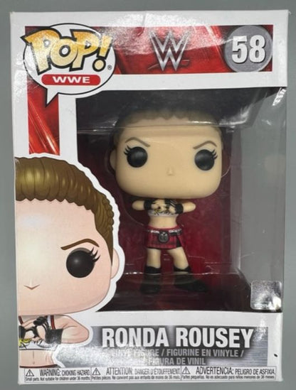 #58 Ronda Rousey - WWE - Box Damaged Funko POP