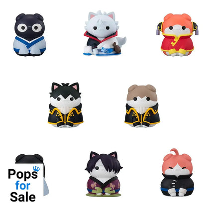 Gintama Mega Cat Project Nyantama Go Meow-Meow Edition! Trading Figures 3 cm Assortment (8)