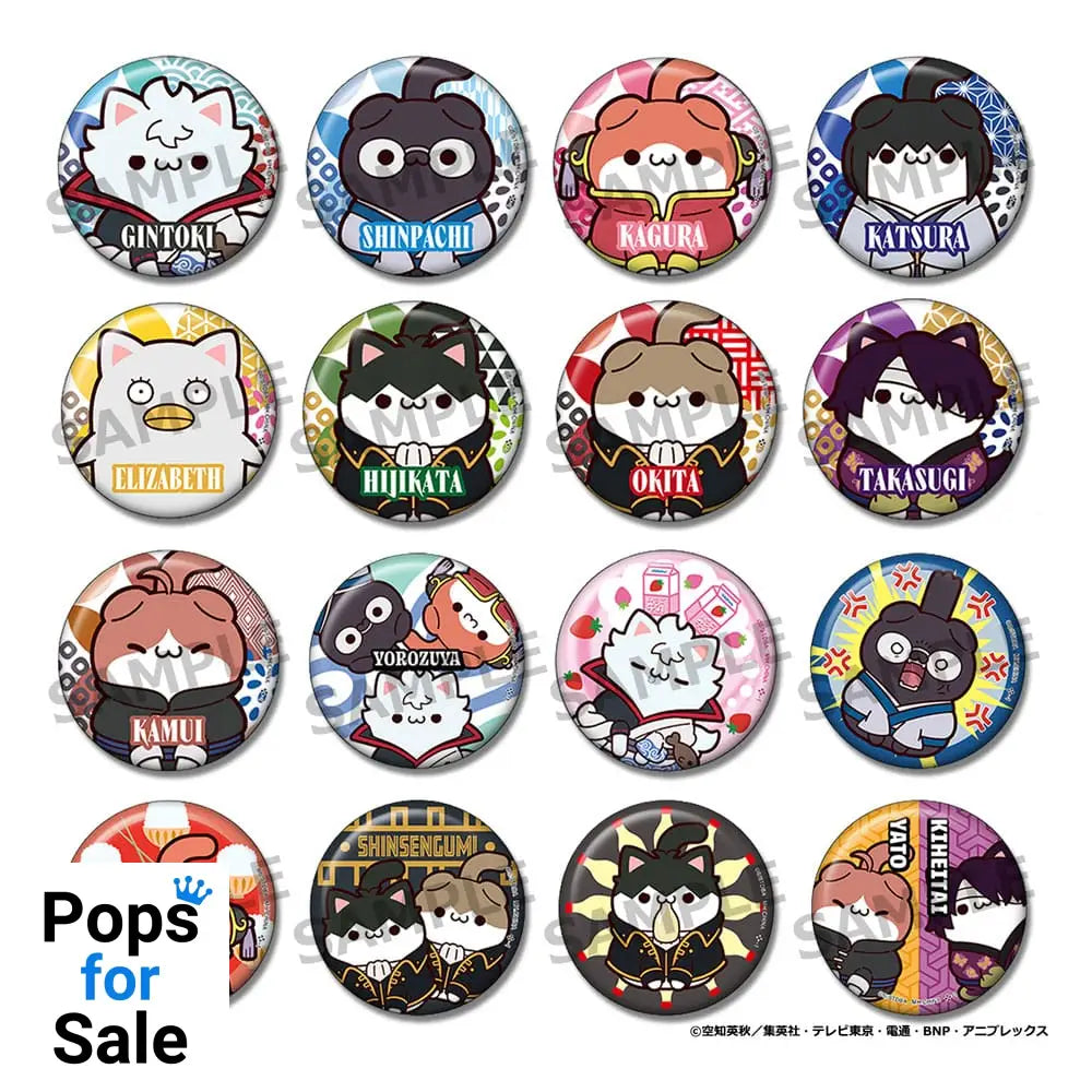 Gintama Mega Cat Project Nyantama! Pins 3 cm Blind Box Assortment (16)